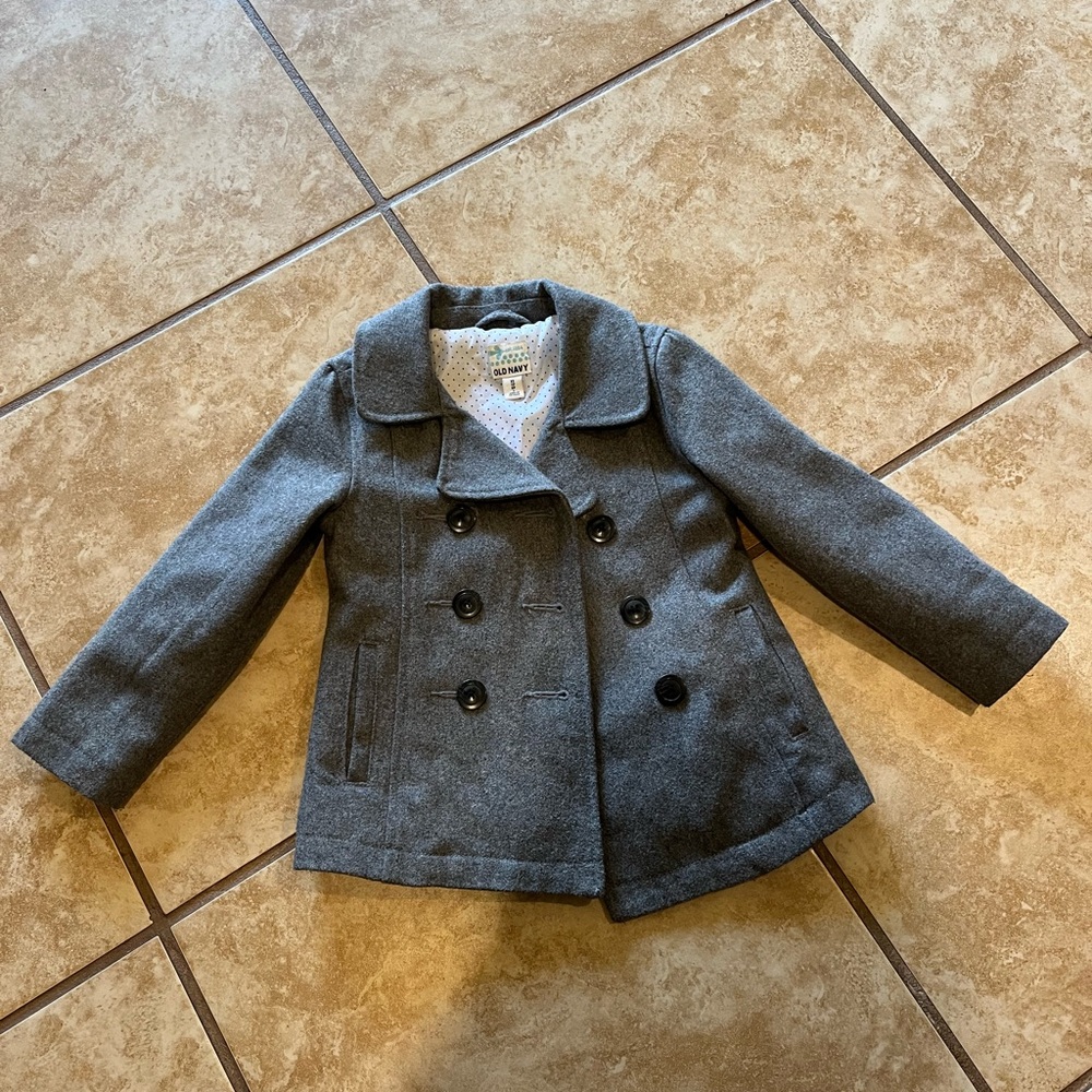 Little girls peacoat jacket